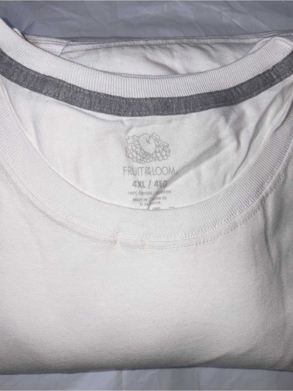 Fruit of the Loom White Crewneck eversoft long sleeve shirt - 2/pk